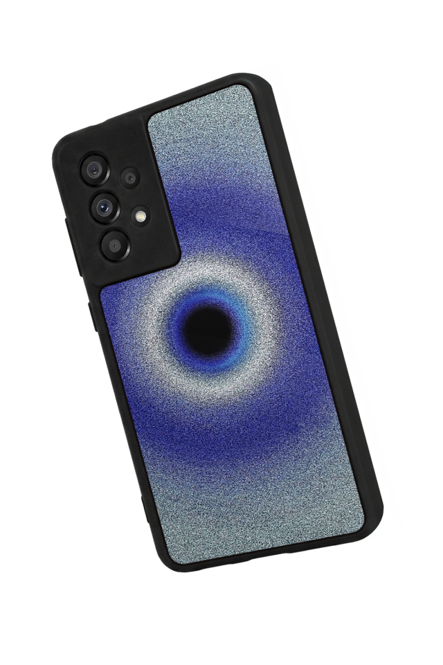 Samsung Galaxy A73 Uyumlu Nazar Tasarımlı Glossy Premium Kılıf