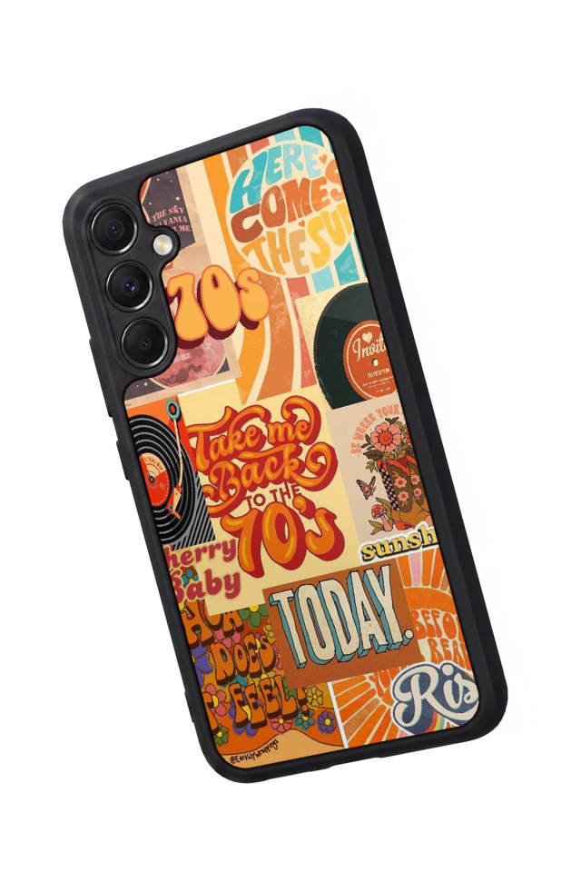 Samsung Galaxy A34 Uyumlu Poster Tasarımlı Glossy Premium Kılıf