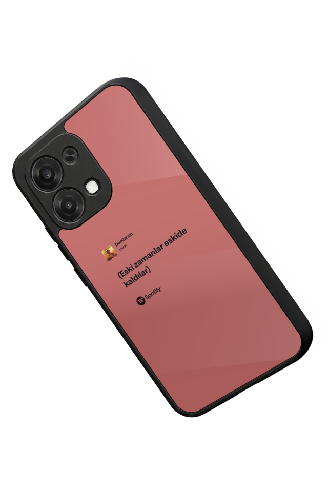 Oppo A6 Pro Uyumlu Sarki Sozleri Tasarımlı Glossy Premium Kılıf