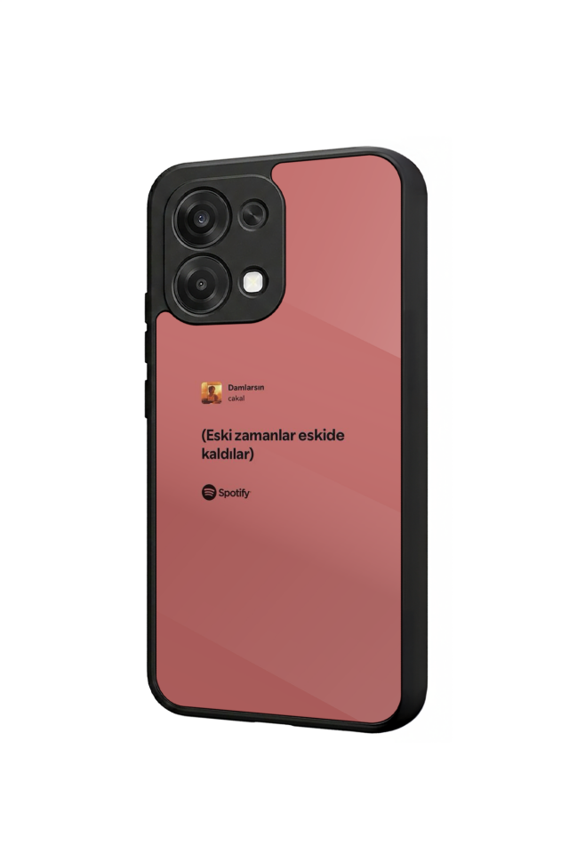 Oppo A6 Pro Uyumlu Sarki Sozleri Tasarımlı Glossy Premium Kılıf