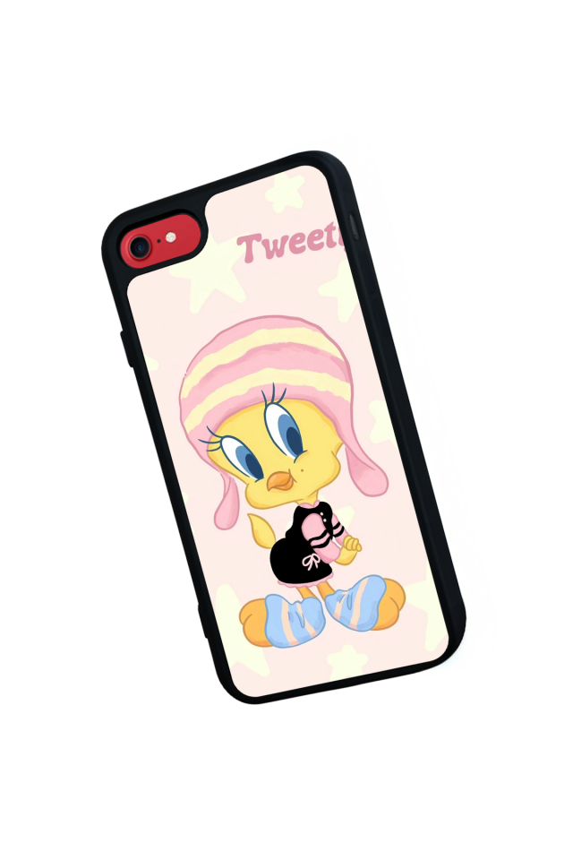 iPhone 7 Uyumlu Tweety Tasarımlı Glossy Premium Kılıf