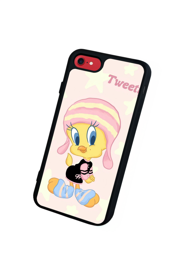 iPhone 7 Uyumlu Tweety Tasarımlı Glossy Premium Kılıf