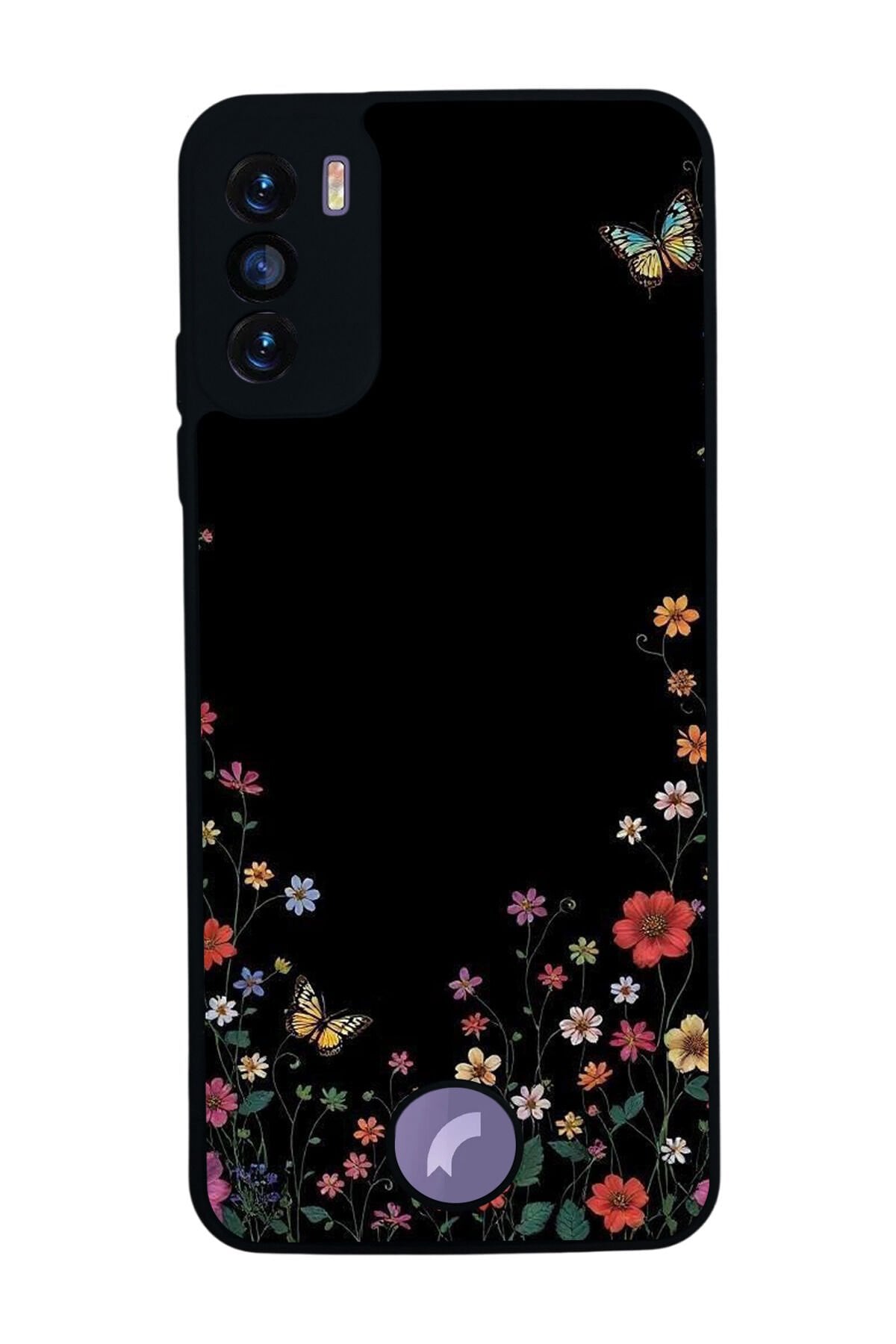 Reeder S19 Max Pro S Uyumlu Floral Tasarımlı Glossy Premium Kılıf