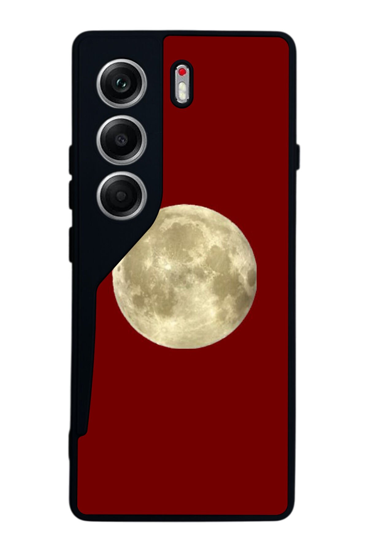 Tecno Camon 40 Uyumlu Kirmizi Tasarımlı Glossy Premium Kılıf