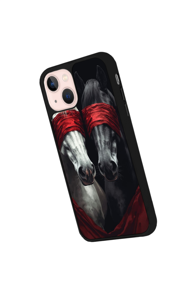 iPhone 15 Plus Uyumlu At Horse Tasarımlı Glossy Premium Kılıf