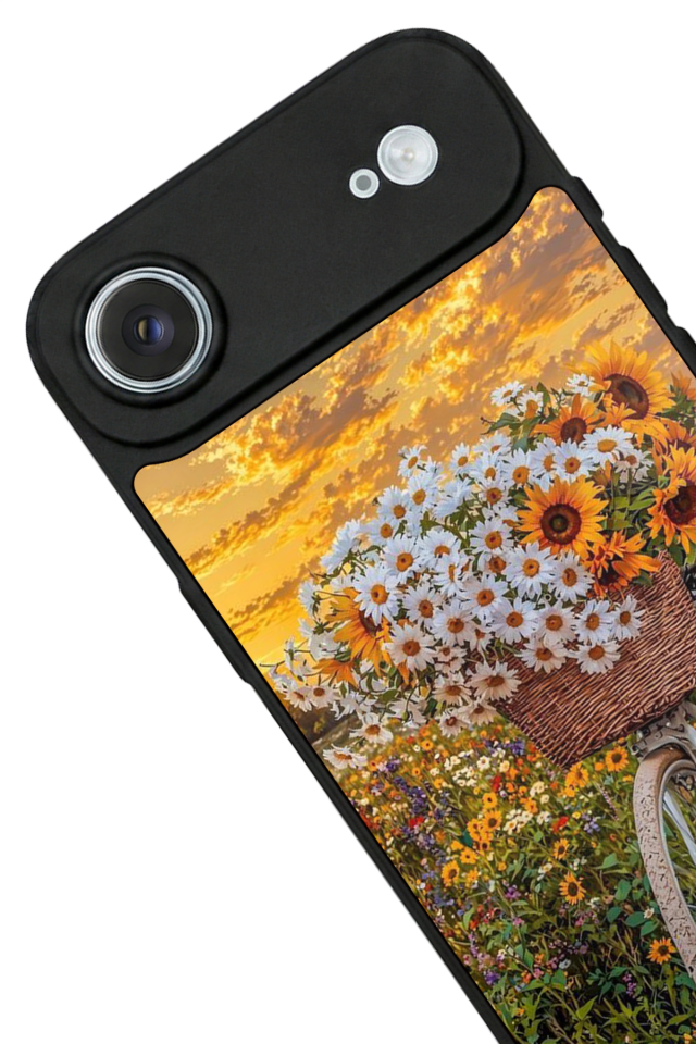 iPhone 17 Air Uyumlu Cicek Tasarımlı Glossy Premium Kılıf