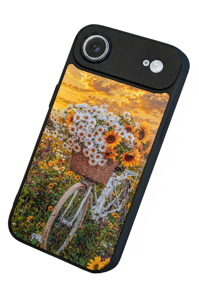 iPhone 17 Air Uyumlu Cicek Tasarımlı Glossy Premium Kılıf
