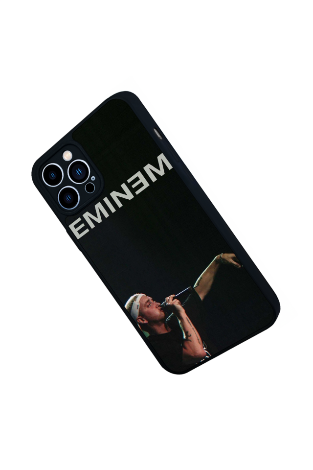 iPhone 13 Pro Max Uyumlu Eminem Tasarımlı Glossy Premium Kılıf