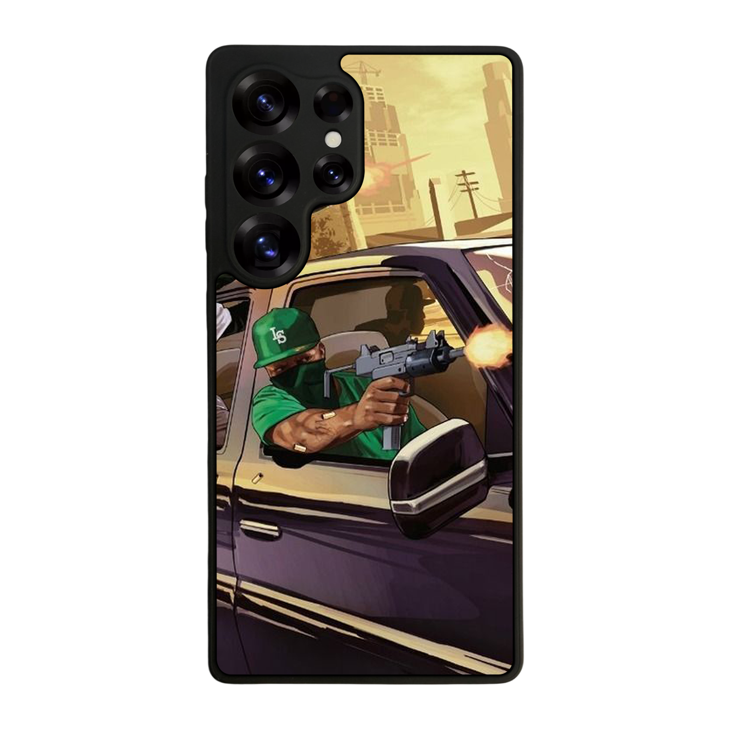 Samsung Galaxy S25 Ultra Uyumlu GTA Tasarımlı Glossy Premium Kılıf