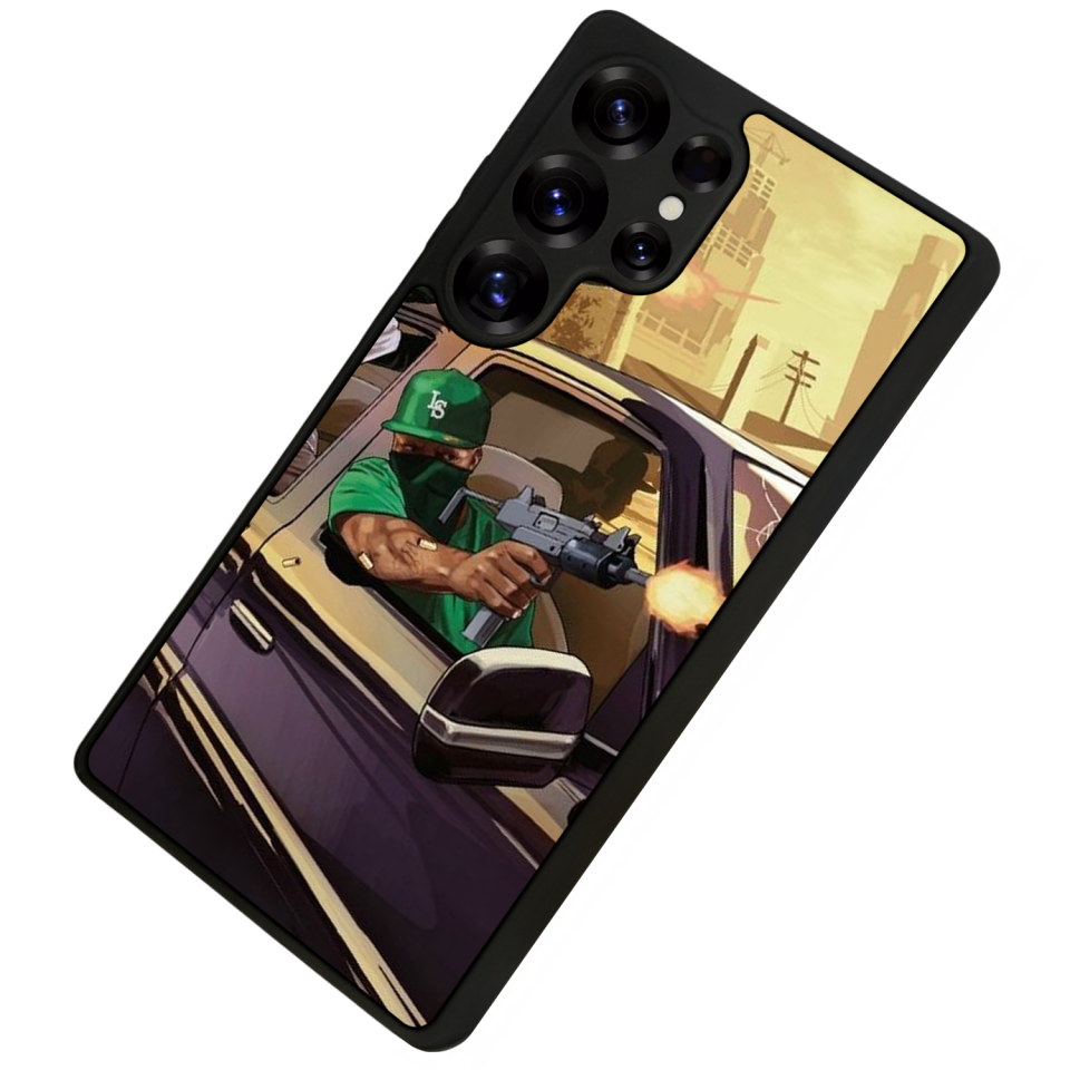 Samsung Galaxy S25 Ultra Uyumlu GTA Tasarımlı Glossy Premium Kılıf