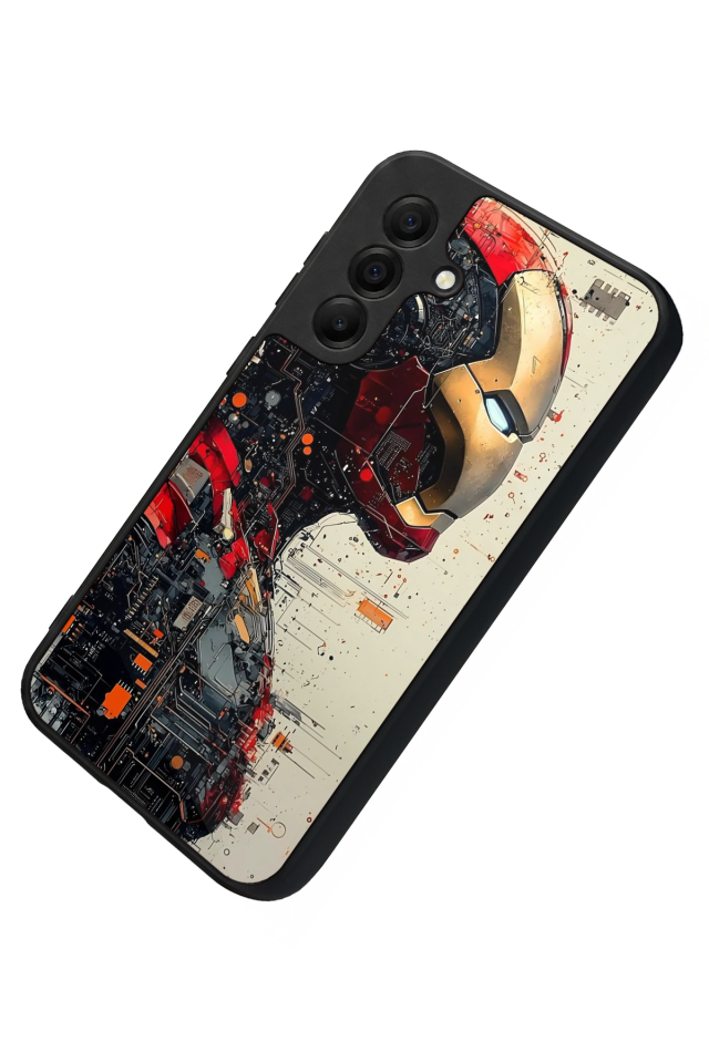 Samsung Galaxy A17 Uyumlu  Iron Man ( Demir Adam ) Tasarımlı Glossy Premium Kılıf