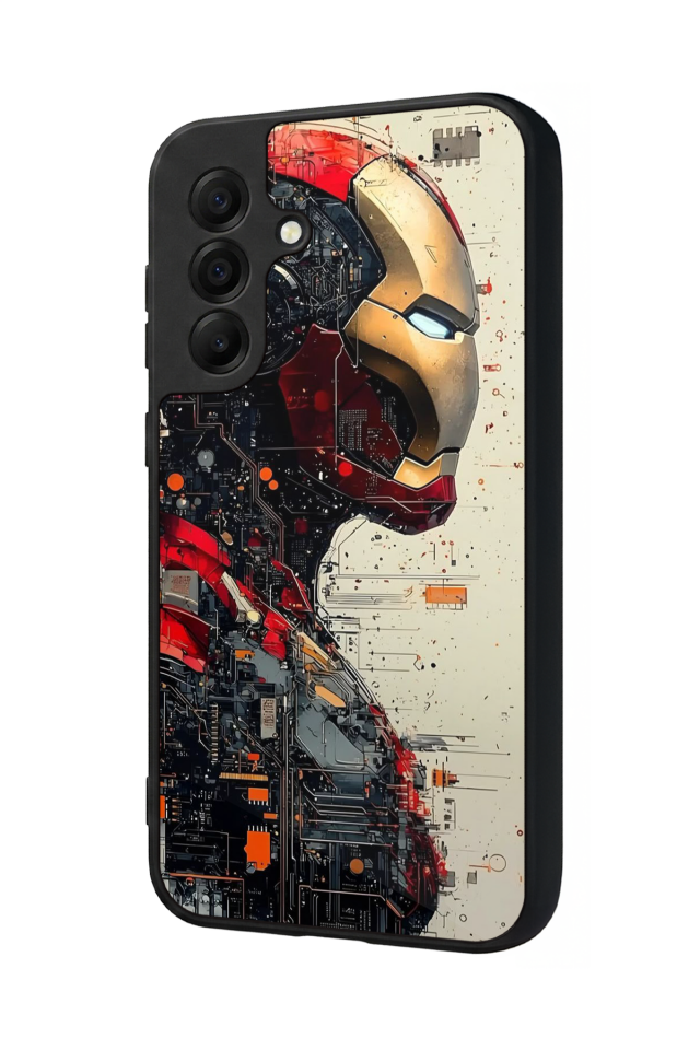 Samsung Galaxy A17 Uyumlu  Iron Man ( Demir Adam ) Tasarımlı Glossy Premium Kılıf