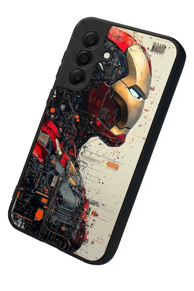 Samsung Galaxy A17 Uyumlu  Iron Man ( Demir Adam ) Tasarımlı Glossy Premium Kılıf