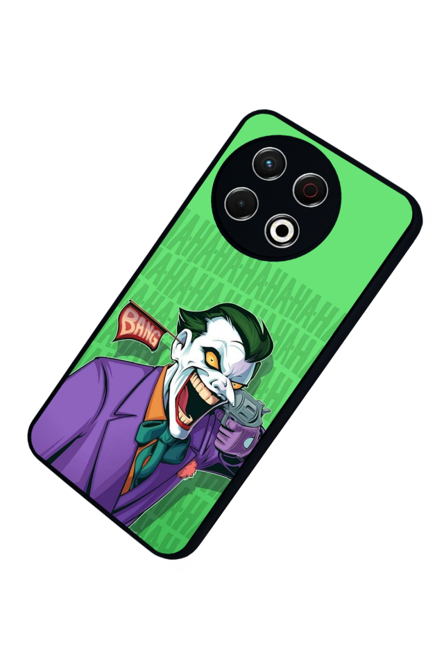 Tecno Spark 30 Pro Uyumlu Joker Tasarımlı Glossy Premium Kılıf