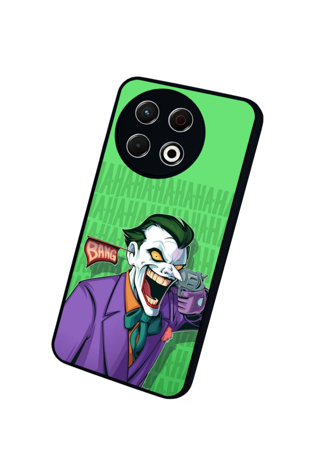 Tecno Spark 30 Pro Uyumlu Joker Tasarımlı Glossy Premium Kılıf
