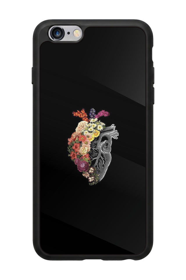 iPhone 6 Plus Uyumlu Kalp Love Tasarımlı Glossy Premium Kılıf