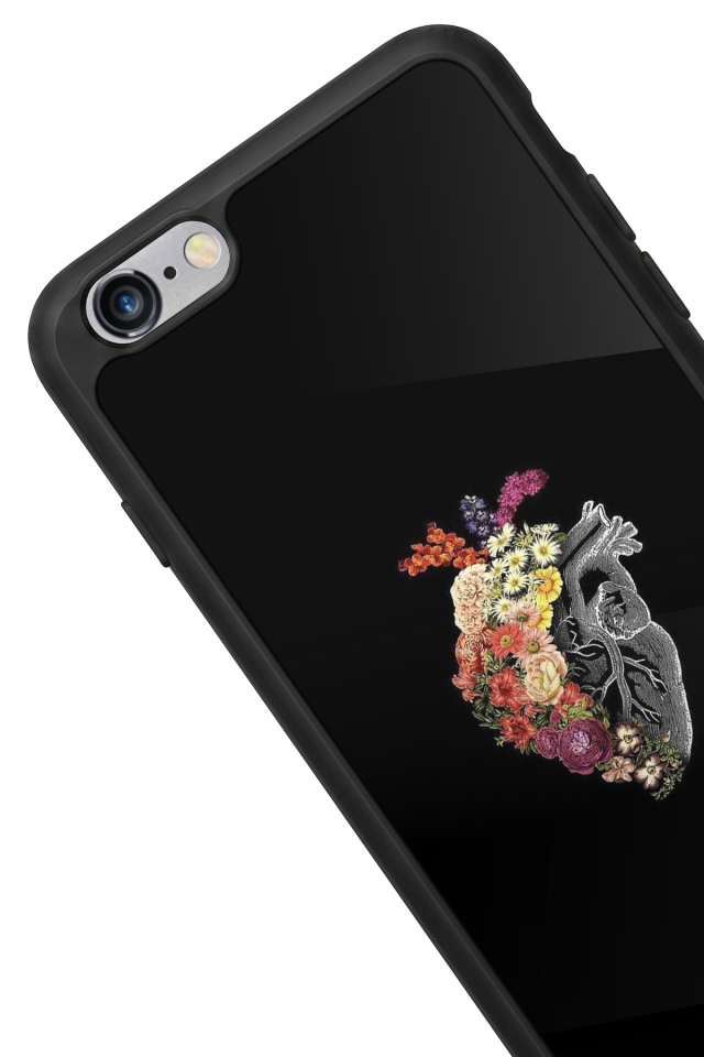 iPhone 6 Plus Uyumlu Kalp Love Tasarımlı Glossy Premium Kılıf