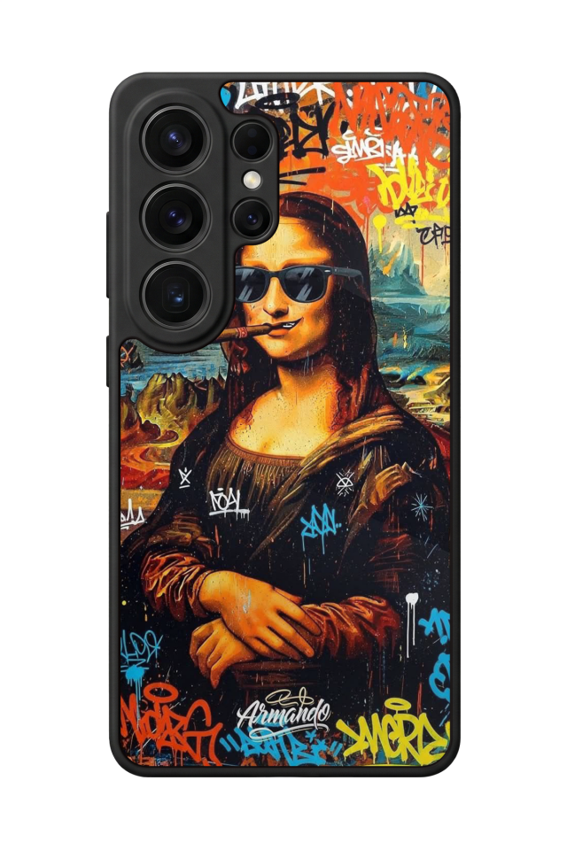 Samsung Galaxy S26 Ultra Uyumlu Monalisa Tasarımlı Glossy Premium Kılıf