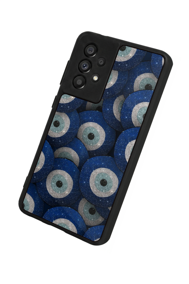 Samsung Galaxy A73 Uyumlu Nazar Tasarımlı Glossy Premium Kılıf