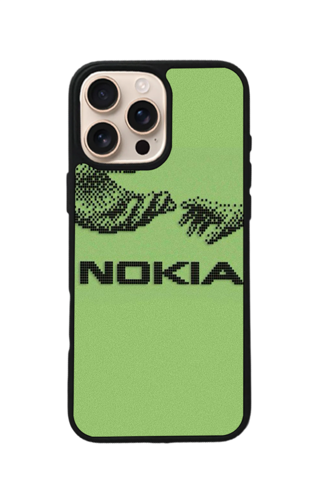 iPhone 16 Pro Max Uyumlu Nokia Tasarımlı Glossy Premium Kılıf