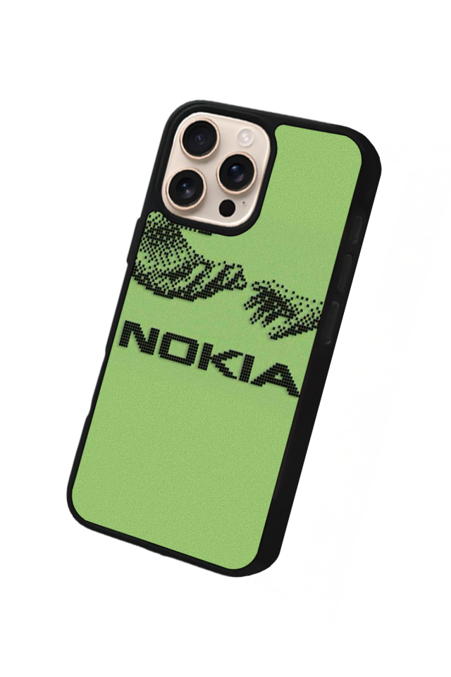 iPhone 16 Pro Max Uyumlu Nokia Tasarımlı Glossy Premium Kılıf