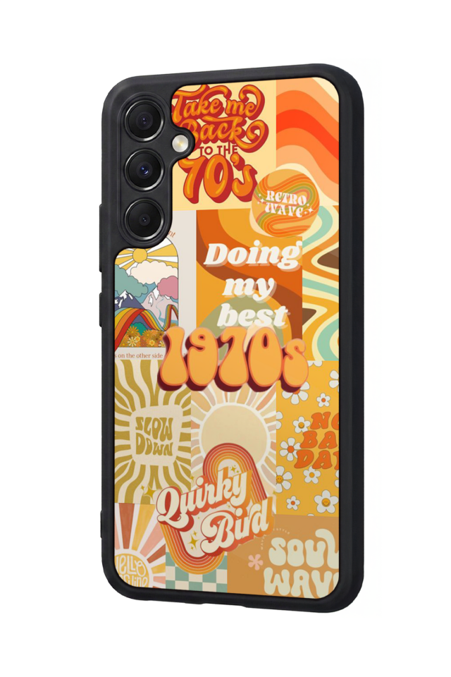 Samsung Galaxy A34 Uyumlu Poster Tasarımlı Glossy Premium Kılıf