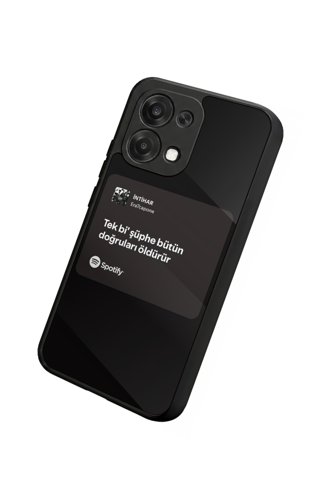 Oppo A6 Pro Uyumlu Sarki Sozleri Tasarımlı Glossy Premium Kılıf