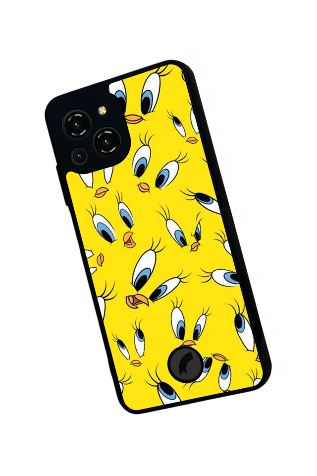 Reeder S23 Pro Max Uyumlu tweety Tasarımlı Glossy Premium Kılıf