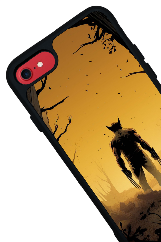 iPhone SE Uyumlu Wolverine Tasarımlı Glossy Premium Kılıf