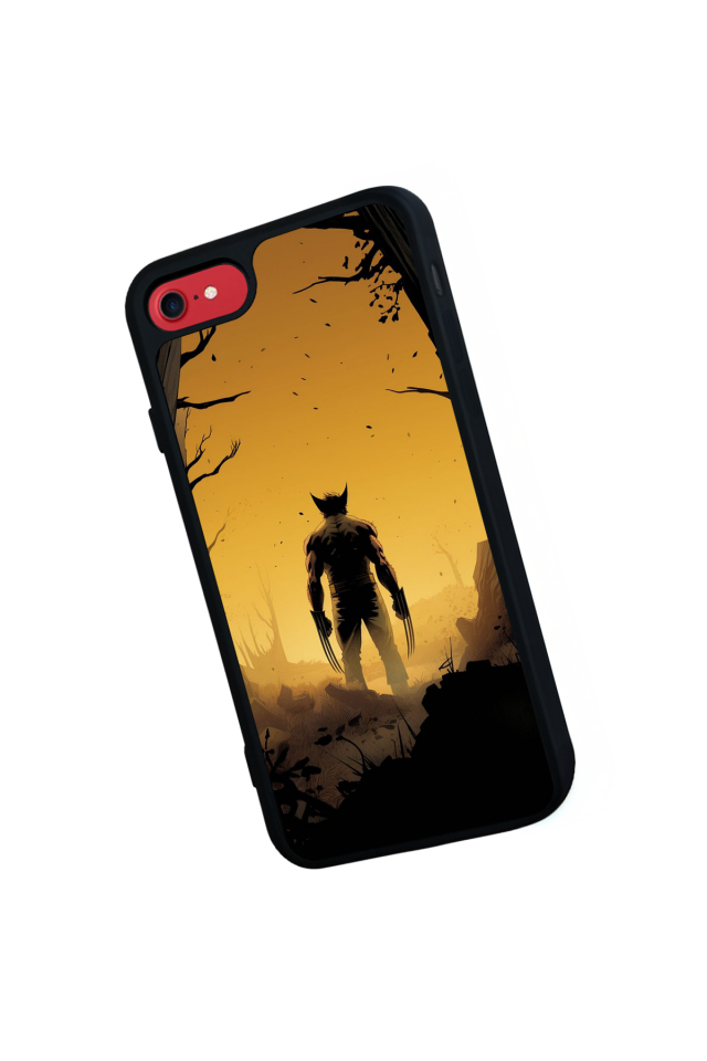 iPhone SE Uyumlu Wolverine Tasarımlı Glossy Premium Kılıf