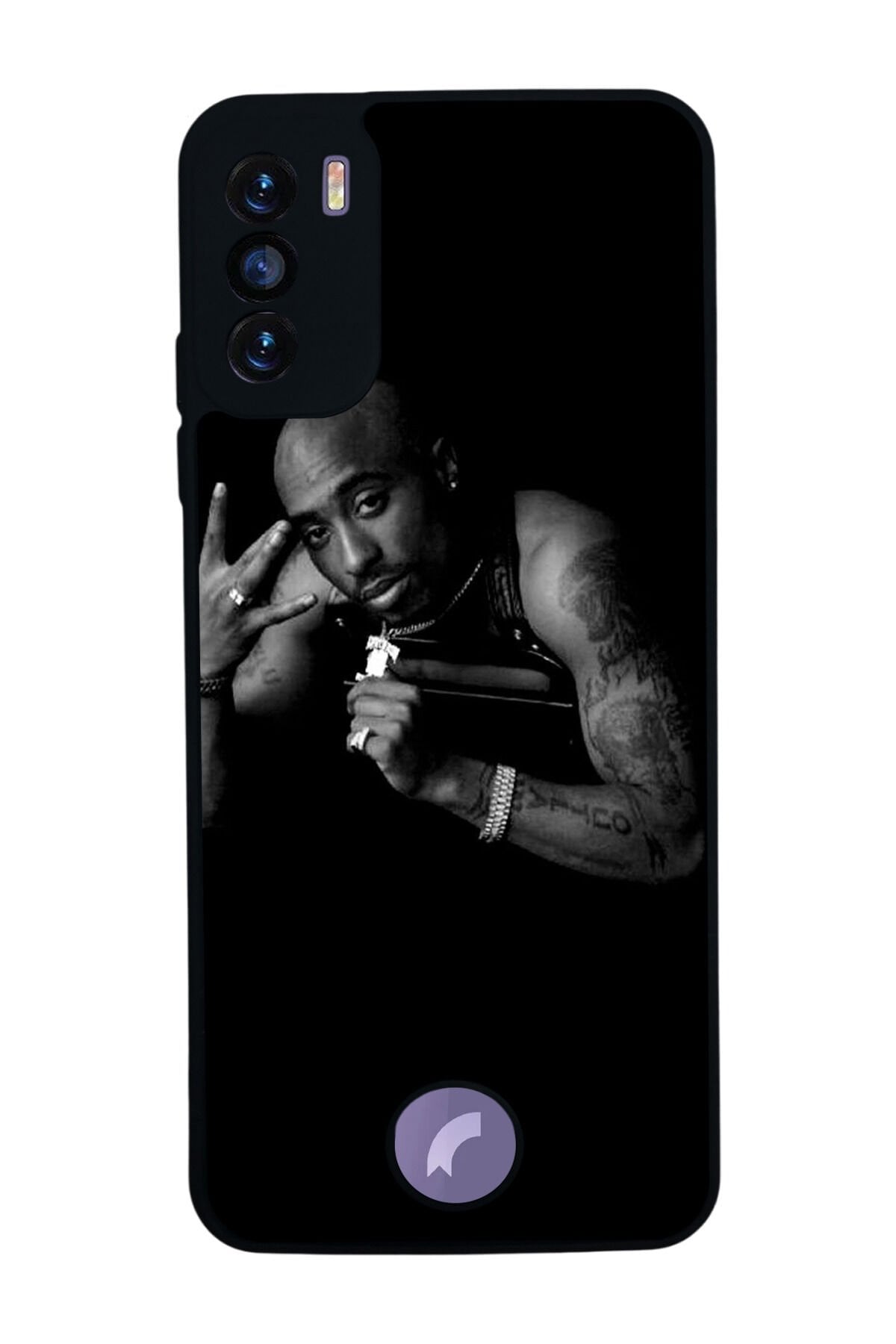 Reeder S19 Max Pro S Uyumlu Tupac Tasarımlı Glossy Premium Kılıf