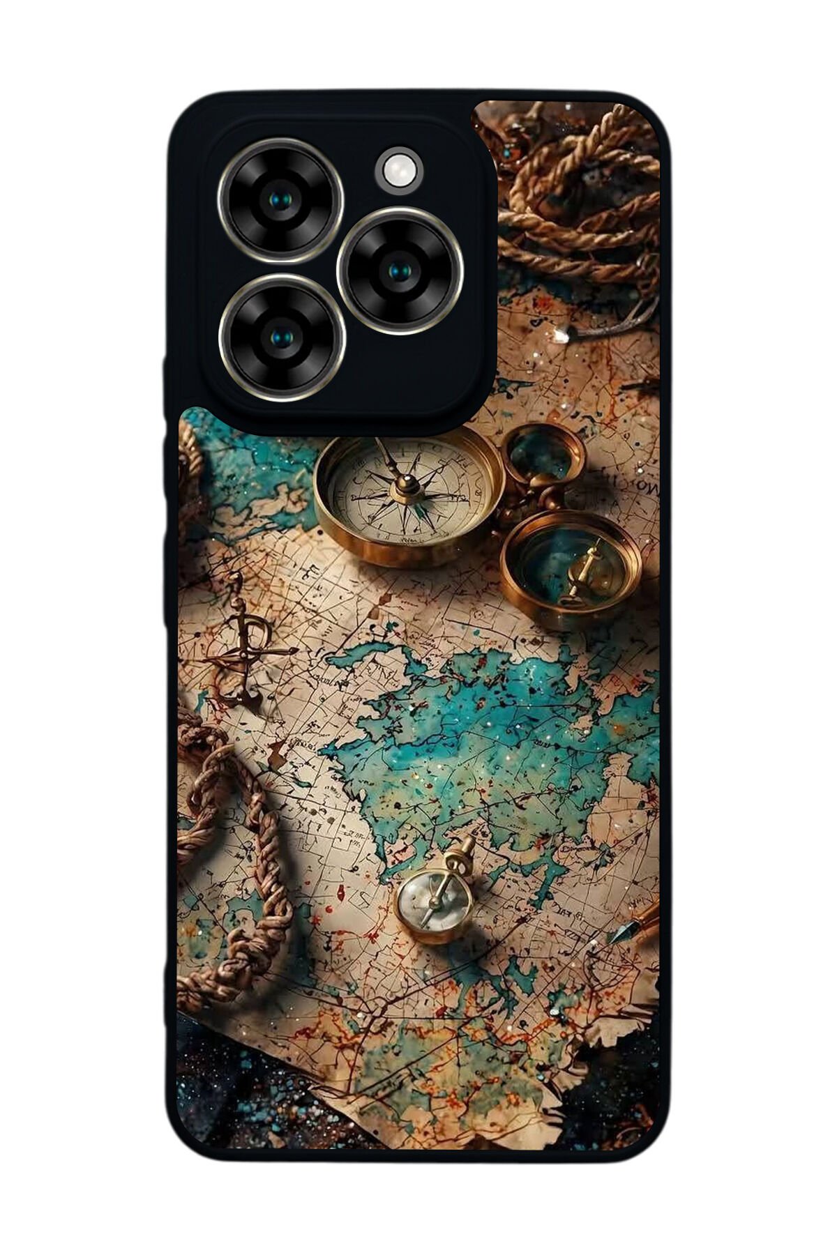 Reeder S919 Uyumlu Harita Tasarımlı Glossy Premium Kılıf