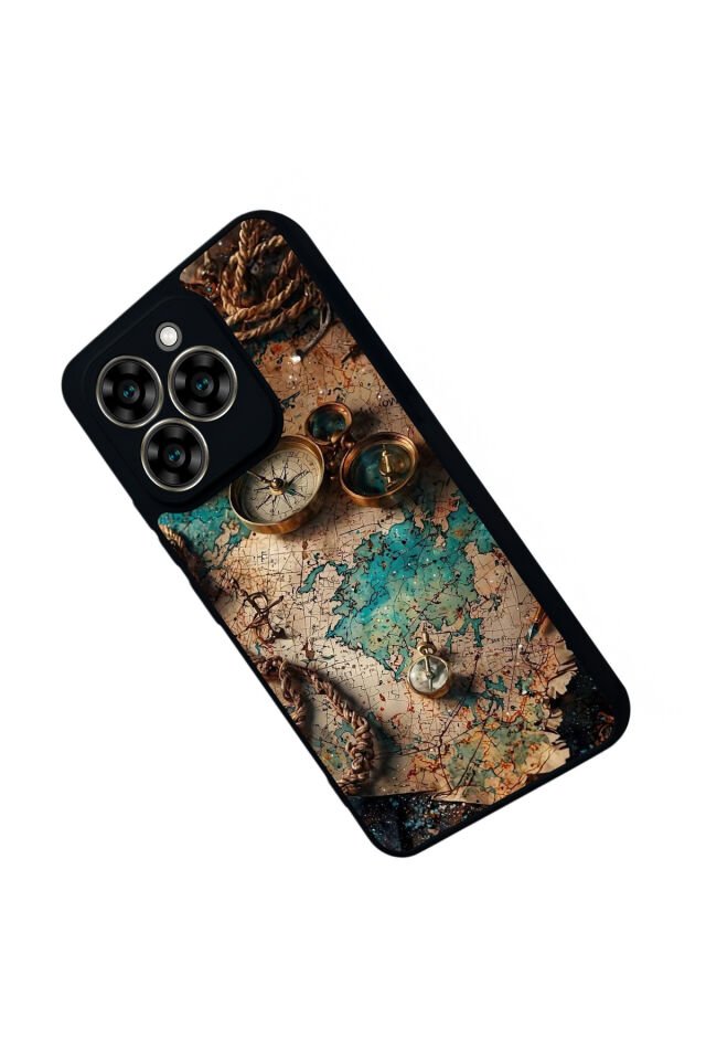 Reeder S919 Uyumlu Harita Tasarımlı Glossy Premium Kılıf