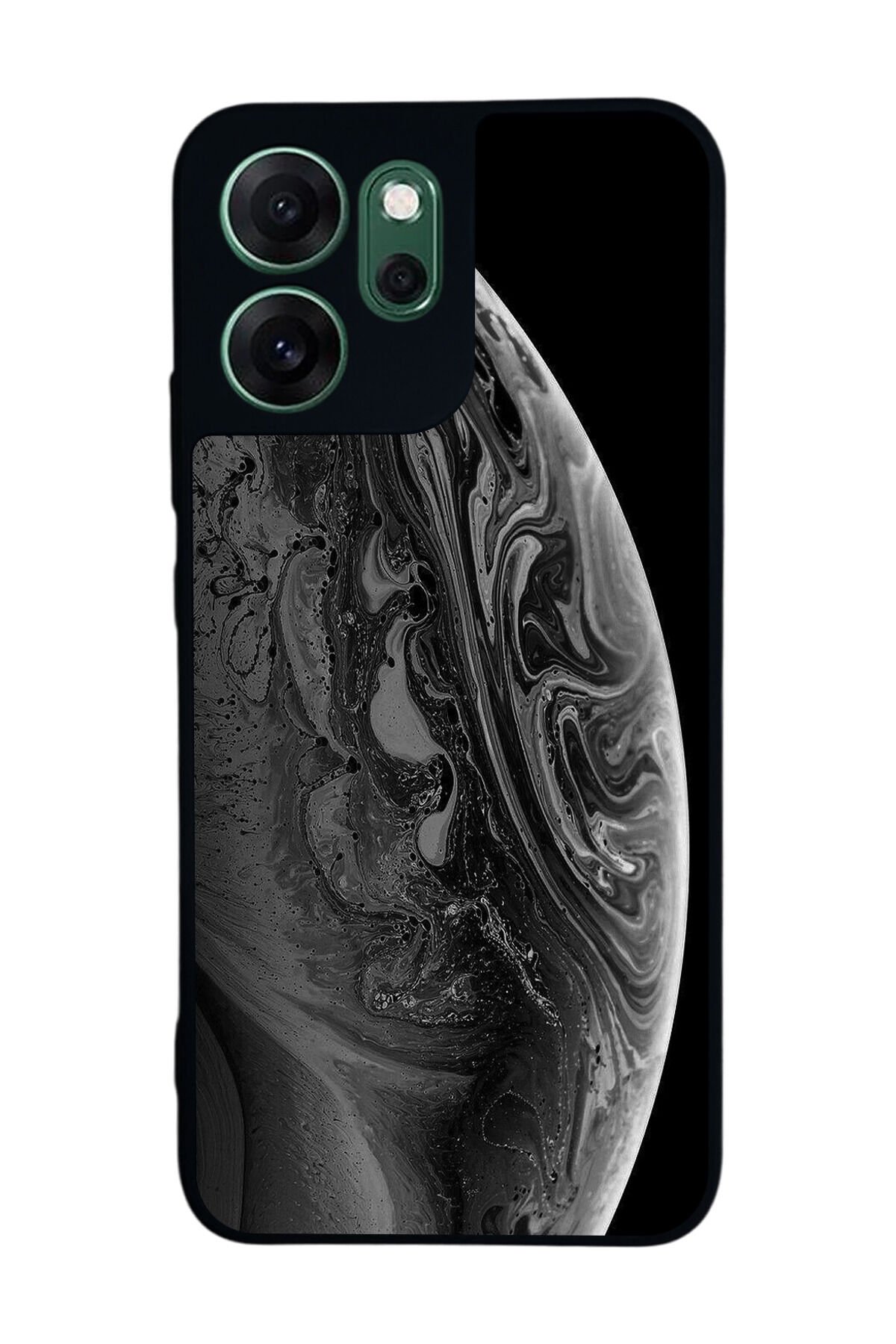 Oppo Reno 14F Uyumlu Ay Tasarımlı Glossy Premium Kılıf
