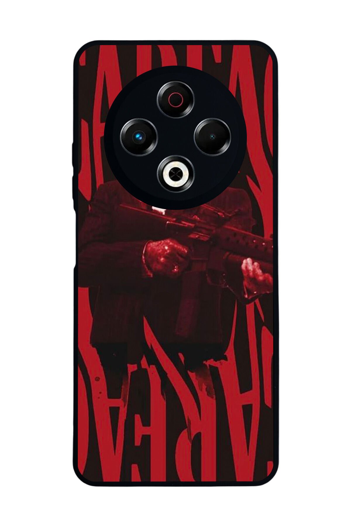 Tecno Spark 30 Uyumlu Scarface Tasarımlı Glossy Premium Kılıf