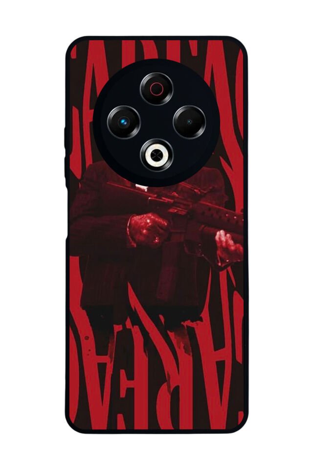 Tecno Spark 30 Uyumlu Scarface Tasarımlı Glossy Premium Kılıf