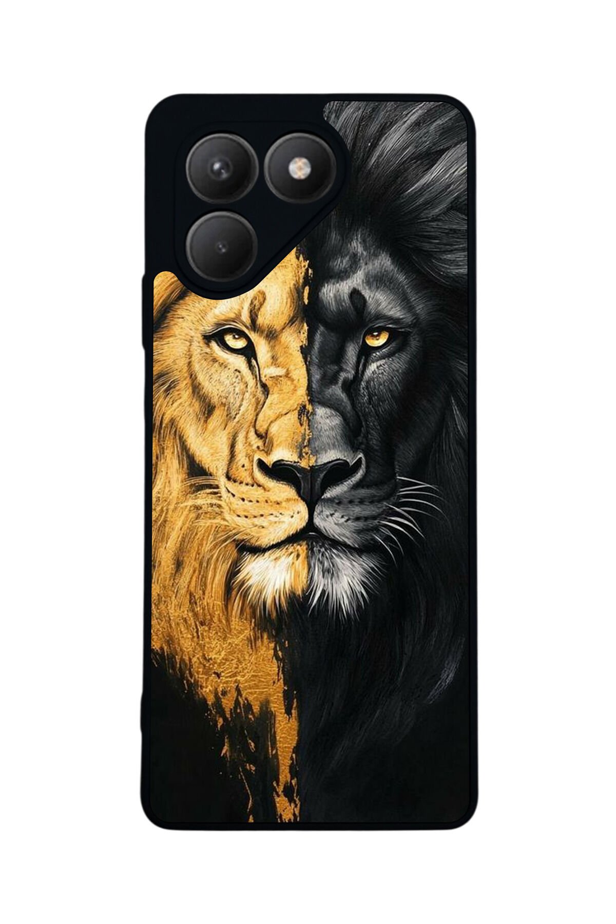 Tecno Pova 7 Mat Uyumlu Siyah Kılıf – Yumuşak Silikon, Koruyucu, Şok Emici Kapak