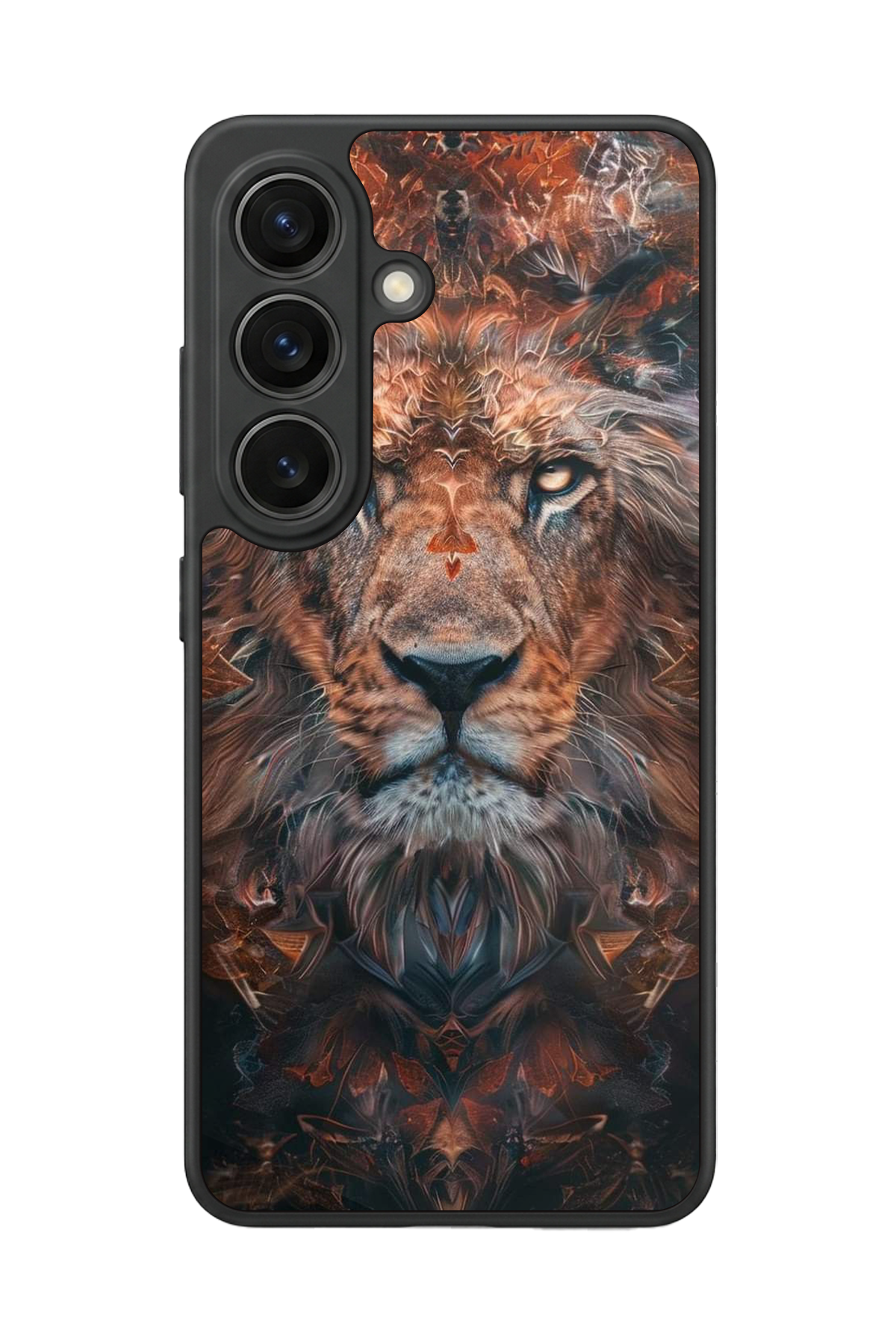 Samsung Galaxy S26 Uyumlu Aslan Tasarımlı Glossy Premium Kılıf