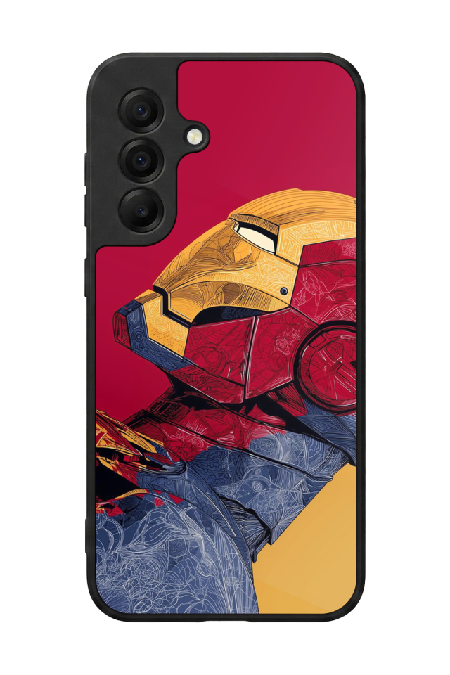 Samsung Galaxy A17 Uyumlu  Iron Man ( Demir Adam ) Tasarımlı Glossy Premium Kılıf