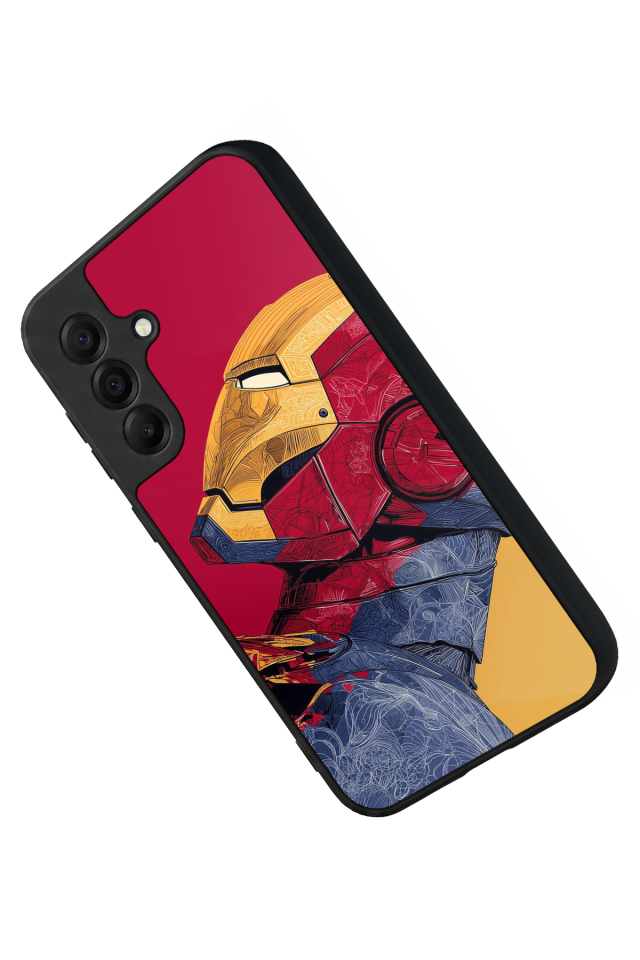 Samsung Galaxy A17 Uyumlu  Iron Man ( Demir Adam ) Tasarımlı Glossy Premium Kılıf