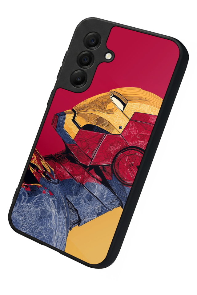 Samsung Galaxy A17 Uyumlu  Iron Man ( Demir Adam ) Tasarımlı Glossy Premium Kılıf