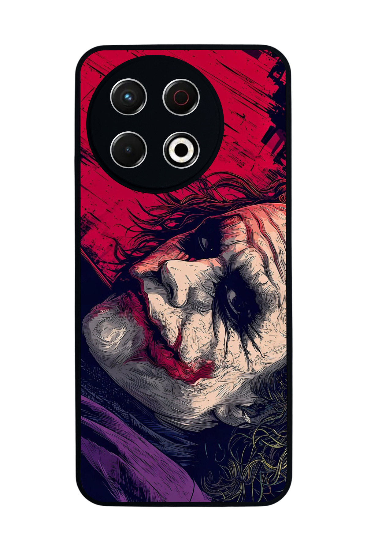 Tecno Spark 30 Pro Uyumlu Joker Tasarımlı Glossy Premium Kılıf