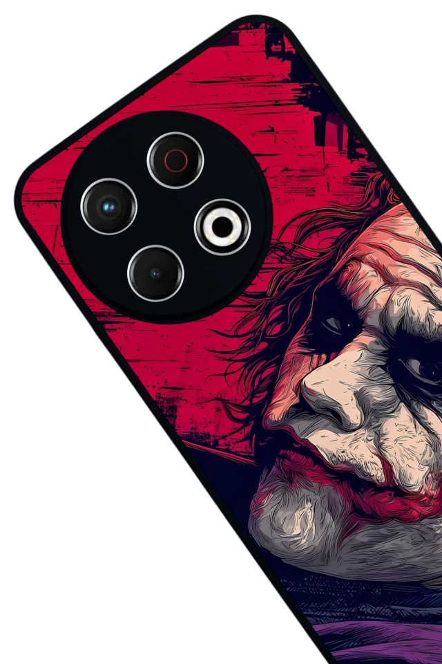Tecno Spark 30 Pro Uyumlu Joker Tasarımlı Glossy Premium Kılıf