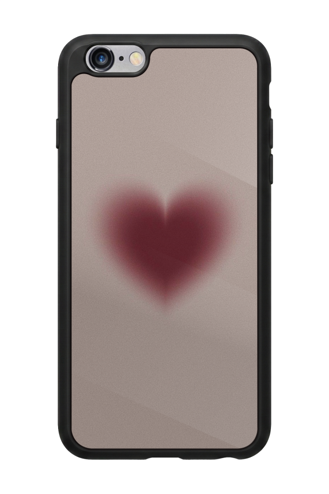 iPhone 6 Plus Uyumlu Kalp Love Tasarımlı Glossy Premium Kılıf