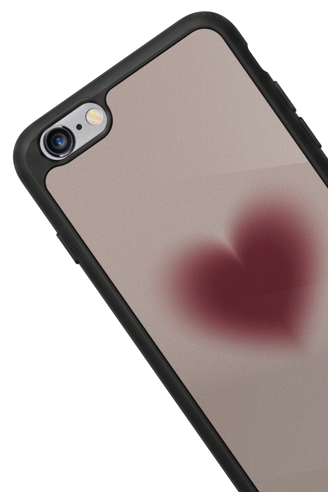 iPhone 6 Plus Uyumlu Kalp Love Tasarımlı Glossy Premium Kılıf