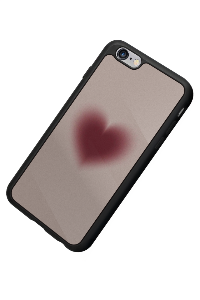 iPhone 6 Plus Uyumlu Kalp Love Tasarımlı Glossy Premium Kılıf