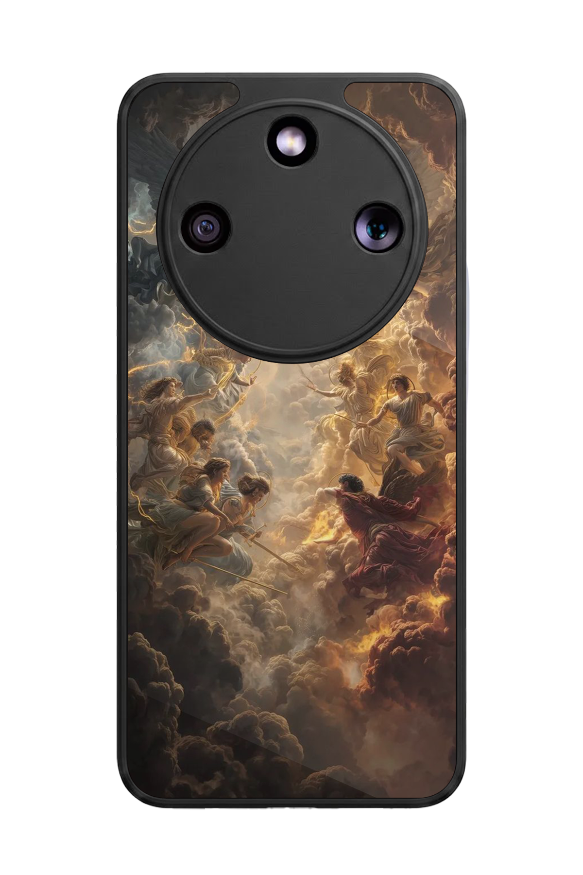 Honor Magic 8 Lite Uyumlu Melek Tasarımlı Glossy Premium Kılıf