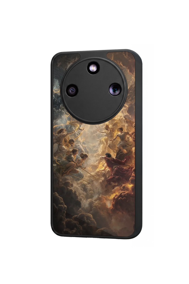 Honor Magic 8 Lite Uyumlu Melek Tasarımlı Glossy Premium Kılıf