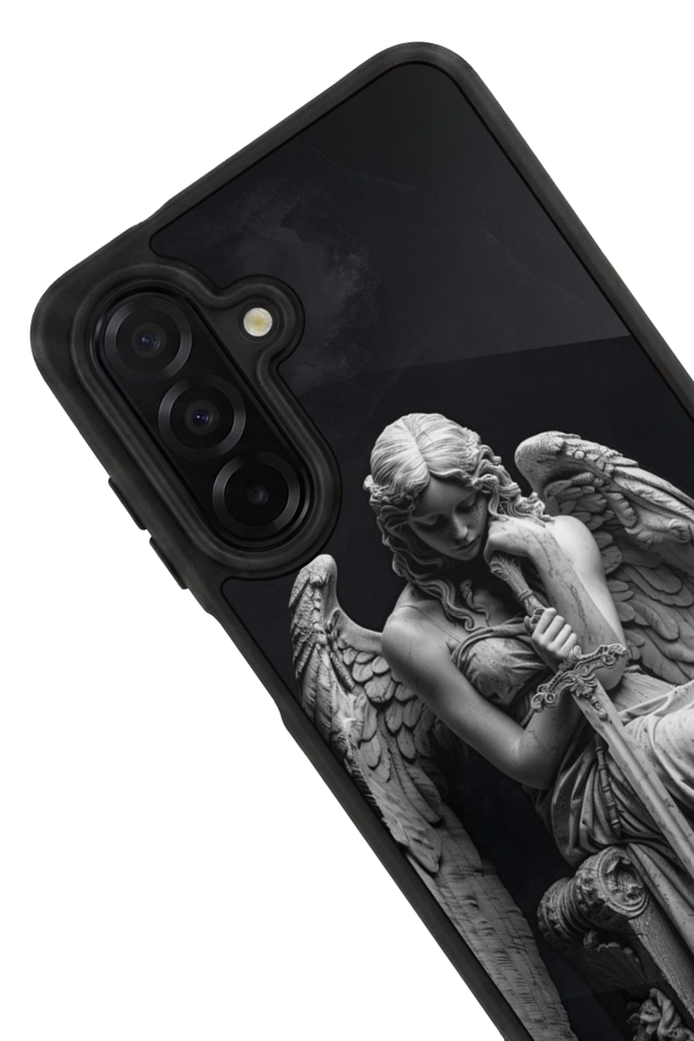 Samsung Galaxy A36 Uyumlu Melek Tasarımlı Glossy Premium Kılıf