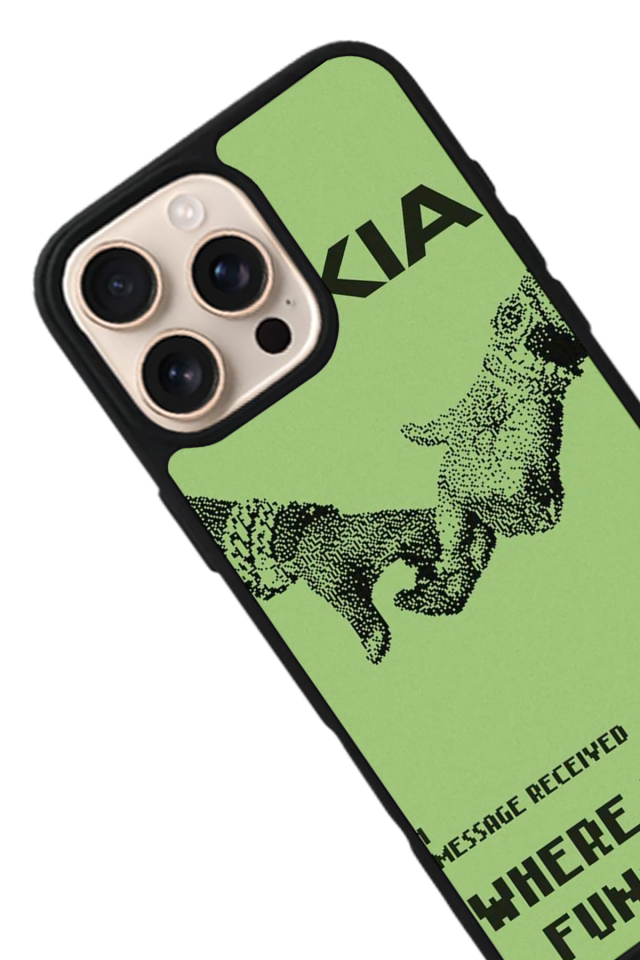 iPhone 16 Pro Max Uyumlu Nokia Tasarımlı Glossy Premium Kılıf